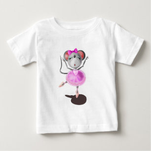 Funny Baby T - Shirt Ballerina Mouse Ballett Tänze