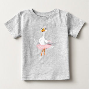 Funny Baby T - Shirt mit Ballerina Duck