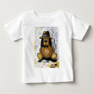 Funny Baby T - Shirt mit Inspector Dog