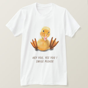 Funny Baby T - Shirt mit spielerischer Duck - Cust