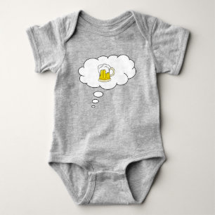 Funny Baby's First Biertraum Baby Strampler