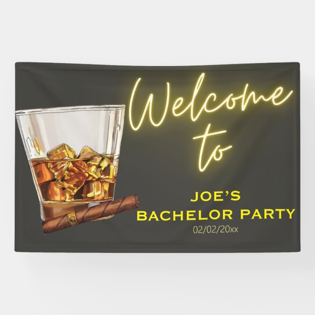 Funny Bachelor Party Banner (Horizontal)