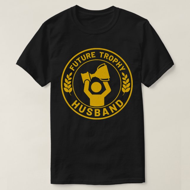 Funny Bachelor Party Future Ehemann Mens Groom Tro T-Shirt (Design vorne)