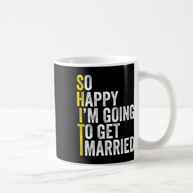 Funny Bachelor Party Groom Shirt Kaffeetasse (Rechts)