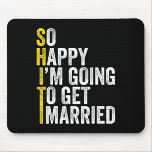 Funny Bachelor Party Groom Shirt Mousepad