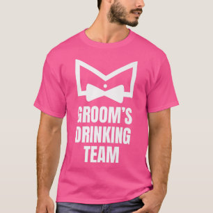 Funny Bachelor Party Grooms Drink Team Hochzeit T-Shirt