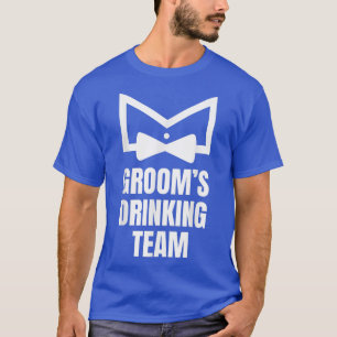 Funny Bachelor Party Grooms Drink Team Hochzeit T-Shirt