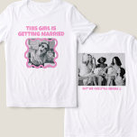 Funny bachelorette Foto Spaß Tri-Blend Shirt<br><div class="desc">Funny bachelorette Foto Spaß</div>