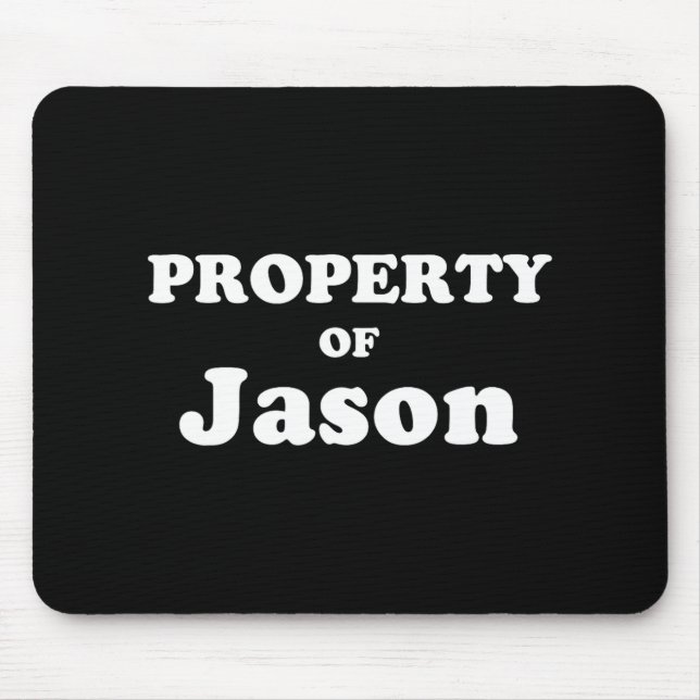 Funny Bachelorette Geschenke für Bride Property vo Mousepad (Vorne)