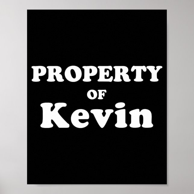 Funny Bachelorette Geschenke für Bride Property vo Poster (Vorne)
