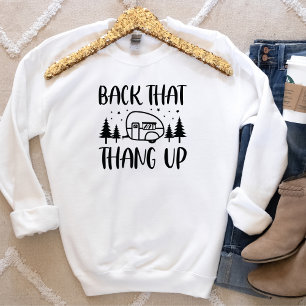 Funny Back, das Camping auftaucht Sweatshirt