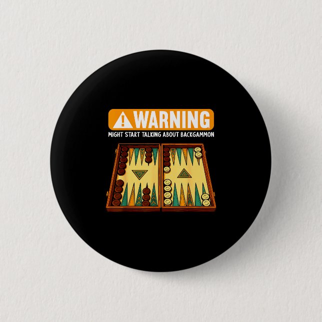 Funny Backgammon  Button (Vorderseite)