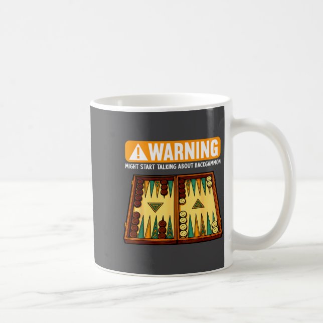 Funny Backgammon  Kaffeetasse (Rechts)