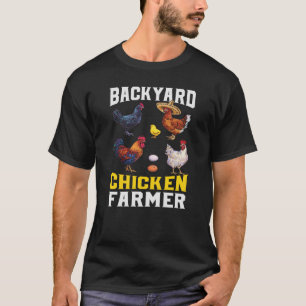 Funny Backyard Chicken Bauer Männer T-Shirt