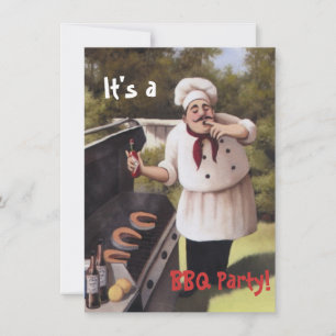 Funny Backyard GRILLEN Party lädt ein Einladung