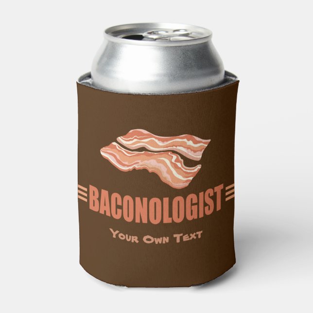 Funny Bacon Baconologist Dosenkühler (Kanne Vorderseite)