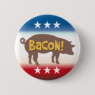 Funny Bacon Kampagne Button