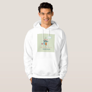 Funny Bacteriologist Scientist mit Big Mustache Hoodie
