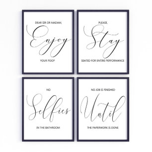 Funny Bad 4 Bilderwand Sets