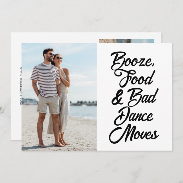 Funny Bad Dance Moves Foto Wedding Save The Date (Vorne/Hinten)