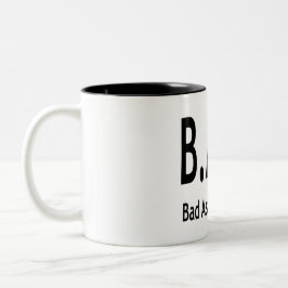 Funny BAD Dementia Vergessene Typografie Zweifarbige Tasse