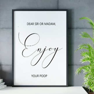 Funny Bad Wand Art Poster