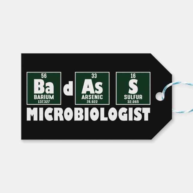 Funny Badass Microbiologe Geschenkanhänger (Vorderseite (Horizontal))