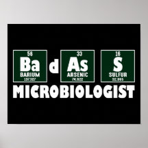 Funny Badass Microbiologe