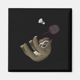 Funny Badminton Design für Badminton Spieler und S Magnet
