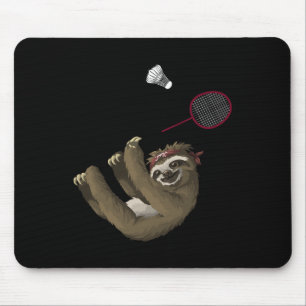 Funny Badminton Design für Badminton Spieler und S Mousepad
