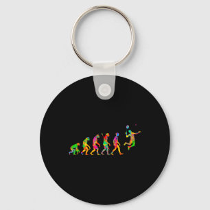 Funny Badminton Farbe für Männer Frauen Ball Sport Schlüsselanhänger