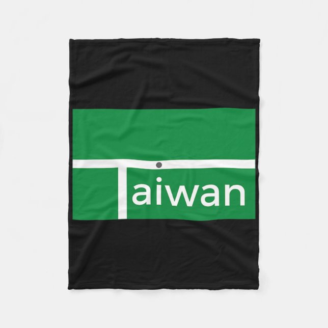 Funny Badminton Match Taiwan Neues Flaggendesign Fleecedecke (Vorderseite)