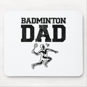 Funny Badminton Player Liebe Shuttle Design 9 Mousepad