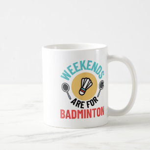 Funny Badminton Shirt Men Women Badminton Player Kaffeetasse