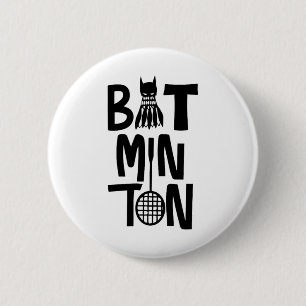 Funny Badminton Shuttle Button