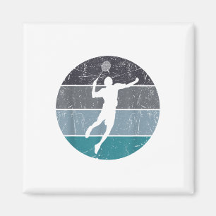 Funny Badminton Shuttle für Männer Frauen Retro Vi Magnet