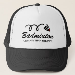 Funny badminton Shuttlecosport Trucker Hat Truckerkappe