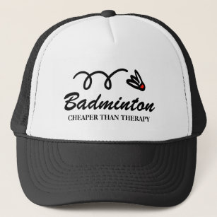 Funny badminton Shuttlecosport Trucker Hat Truckerkappe