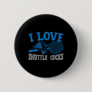 Funny Badminton Spaß Smash Shuttle Birdie Sport 3 Button