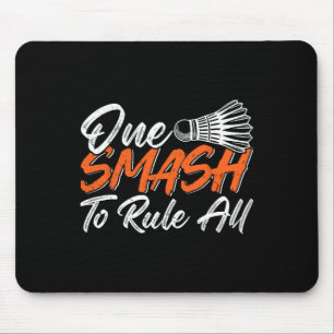 Funny Badminton Spaß Smash Shuttle Birdie Sport 6 Mousepad