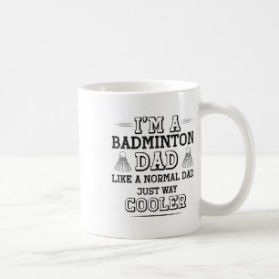 Funny Badminton Vater Shirt Men Badminton Player Kaffeetasse