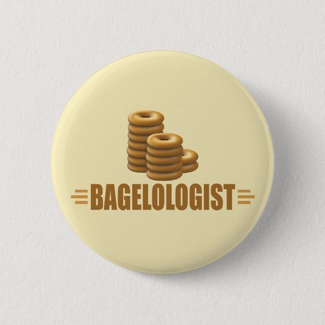 Funny Bagel Button (Vorderseite)