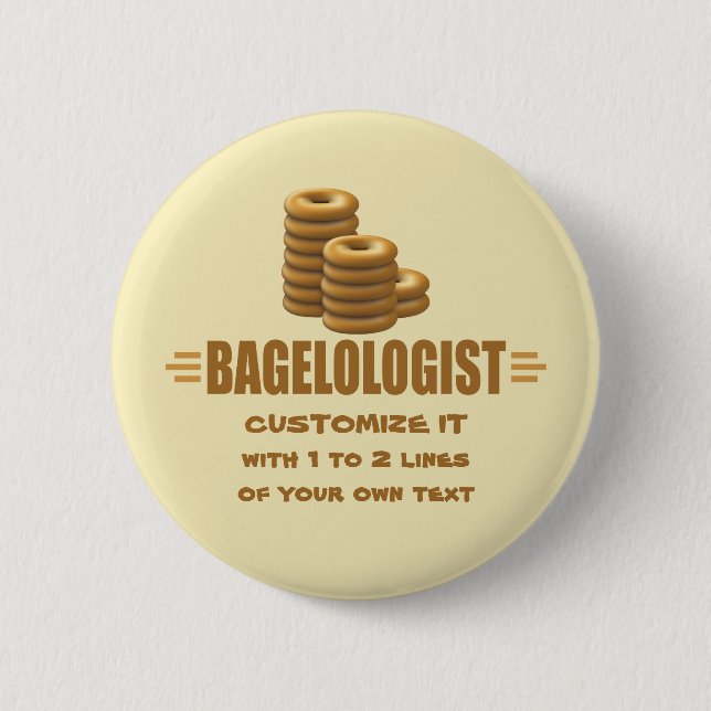 Funny Bagels Button (Vorderseite)