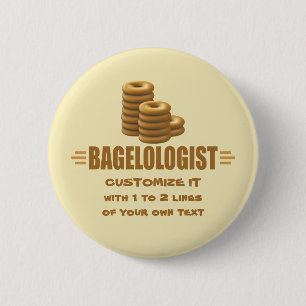 Funny Bagels Button