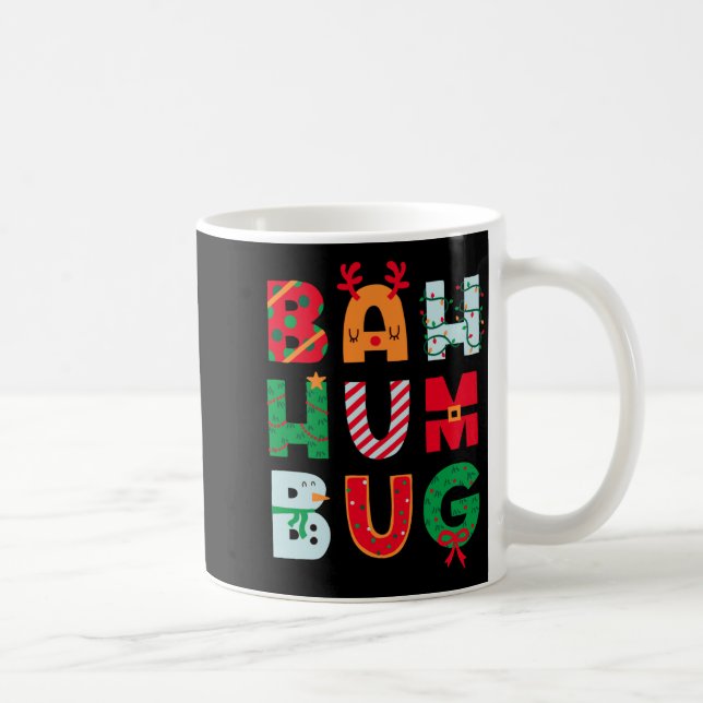 Funny Bah Humbug Holiday  Kaffeetasse (Rechts)