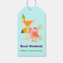 Funny Bah Humbug Toucan Bird Martini Weihnachten Geschenkanhänger
