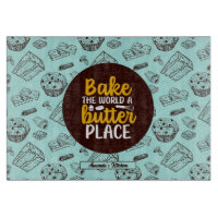 Funny Bake Butter Puck Muffin Bäckerei Muster