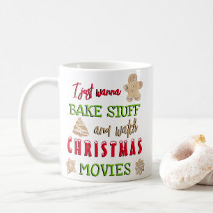 Funny Bake Stuff Weihnachtsfilme ansehen Kaffeetasse