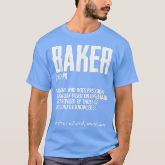 Funny Baker Definition Backen für Konditorei Koch T-Shirt