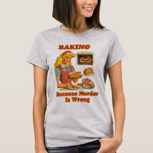 Funny Baker Sister sagt Sarcaso-Zitat gebacken T-Shirt